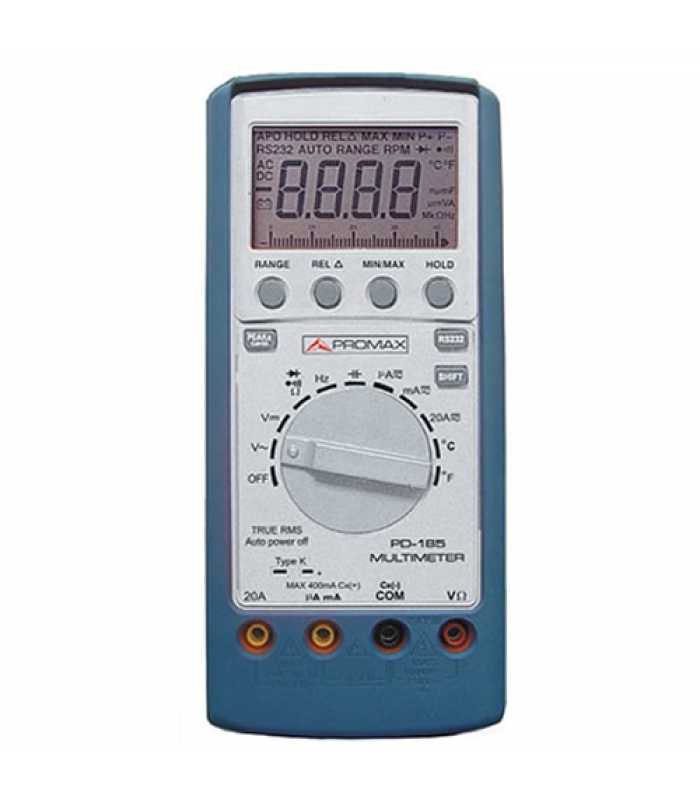 Promax PD-185 3 3/4 Digit 3999 Count Digital Multimeter with RS-232C