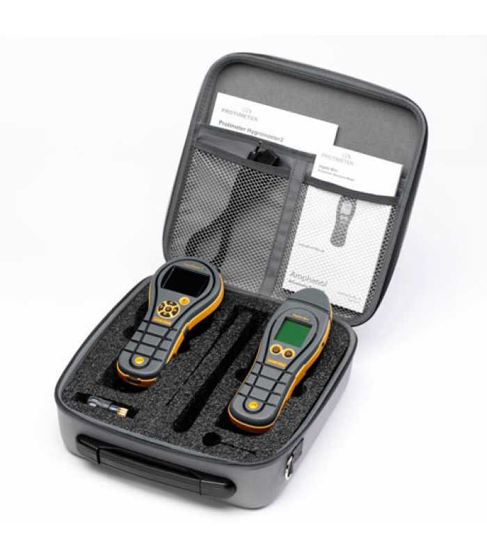 Protimeter Hygromaster 2 and Digital Mini [BLD7714-DM] Dual Meter Kit in Thermoformed Case