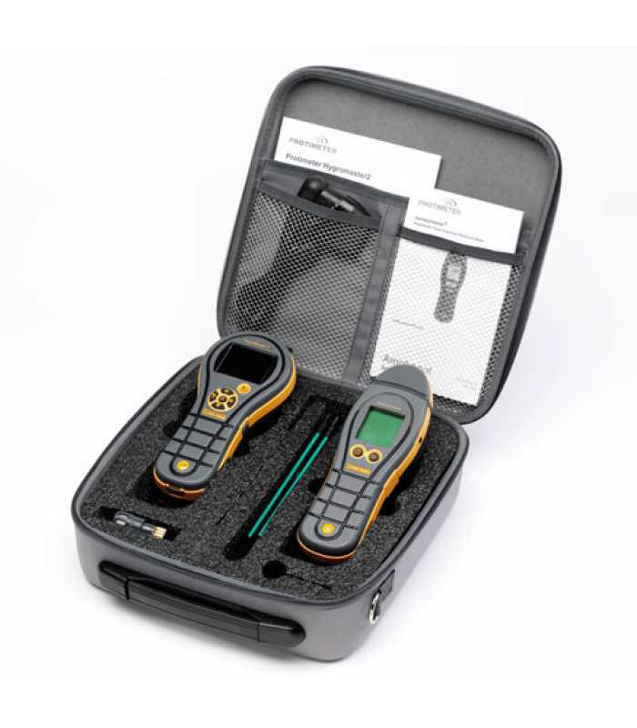 Protimeter Hygromaster2 and Surverymaster [BLD7714-SM] Dual Meter Kit in Thermoformed Case