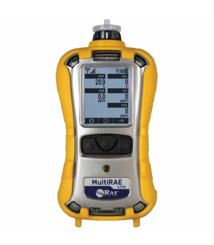 RAE Systems MultiRAE Lite [MAB3-A2C112E-421] Gas Monitor w/ Confined Space Kit, Pumped, Li-Ion Battery, Standard PID, LEL, H2S, CO, O2, Wireless