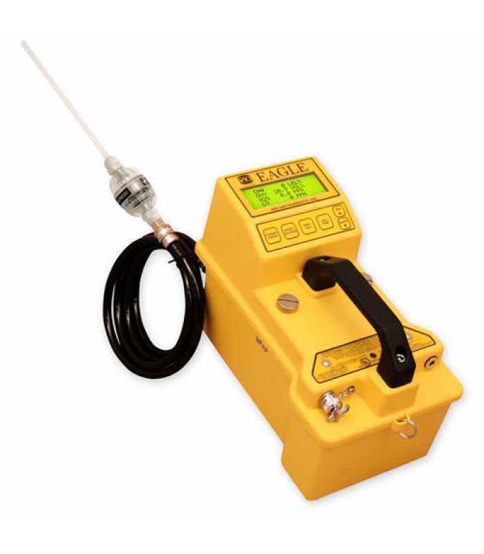 RKI Instruments EAGLE [72-5501RK] Five Portable Gas Monitor (HC, O2, CO, H2S, SO2)
