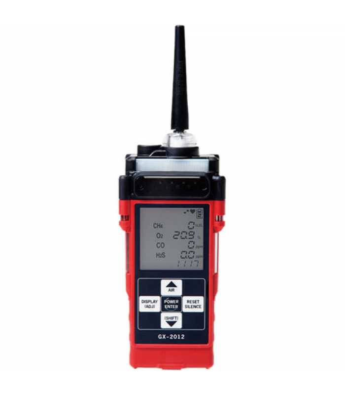 RKI Instruments GX-2012 [72-0290-03-A] Single Gas Monitor (H2S) w/ Allkaline Battery Pack