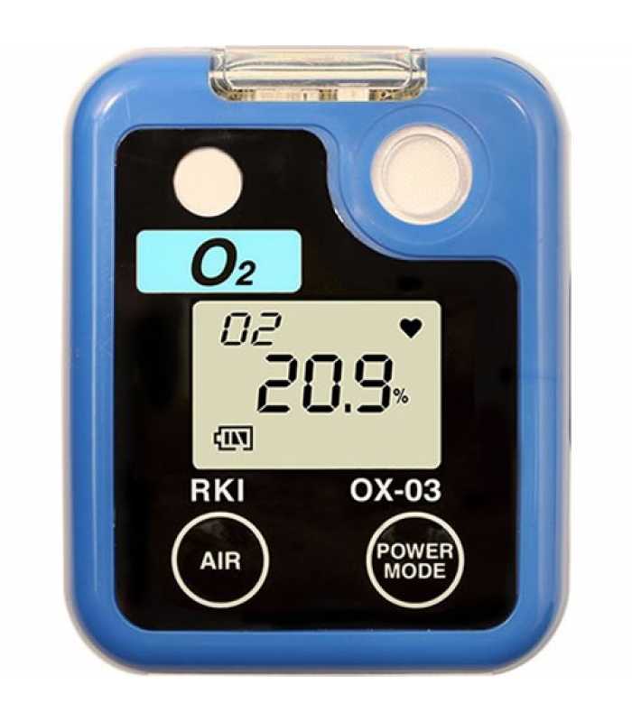 RKI Instruments OX-03 [72-0010-50] Single Gas Monitor, Alkaline O2, 0-40%