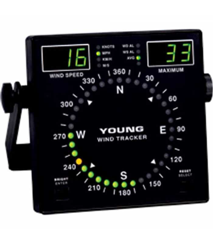 RM Young 06201H Wind Tracker Wind Speed & Direction Indicator, 230 VAC / 50-60 Hz Adapter