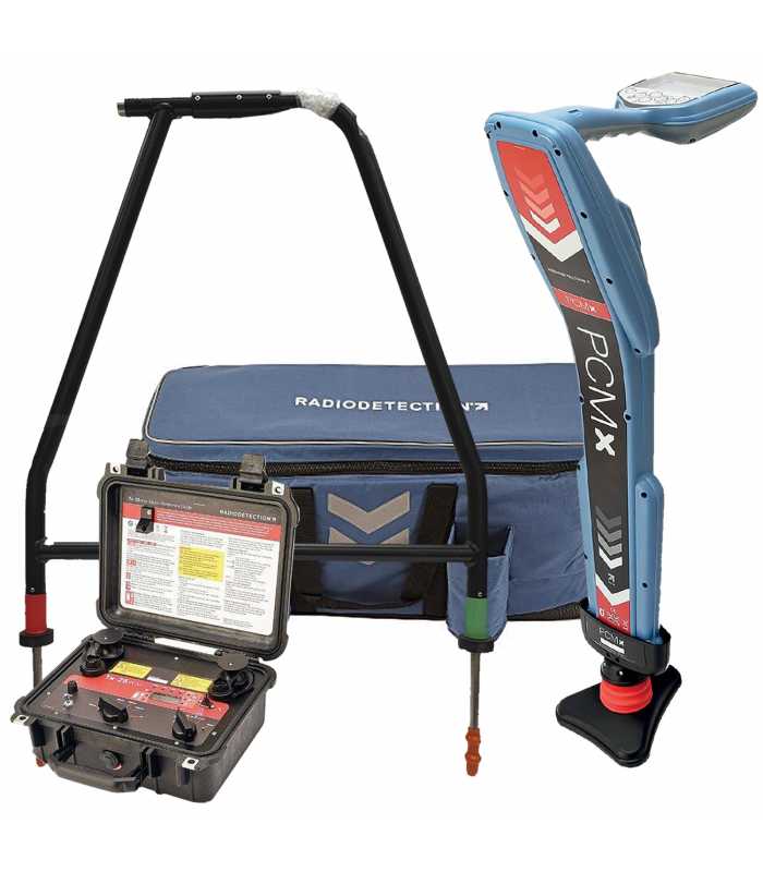 SPX Radiodetection PCMX [10/PCMX25KIT] Pipeline Current Mapper w/ TX-25 Transmitter, A Frame and Soft Bag