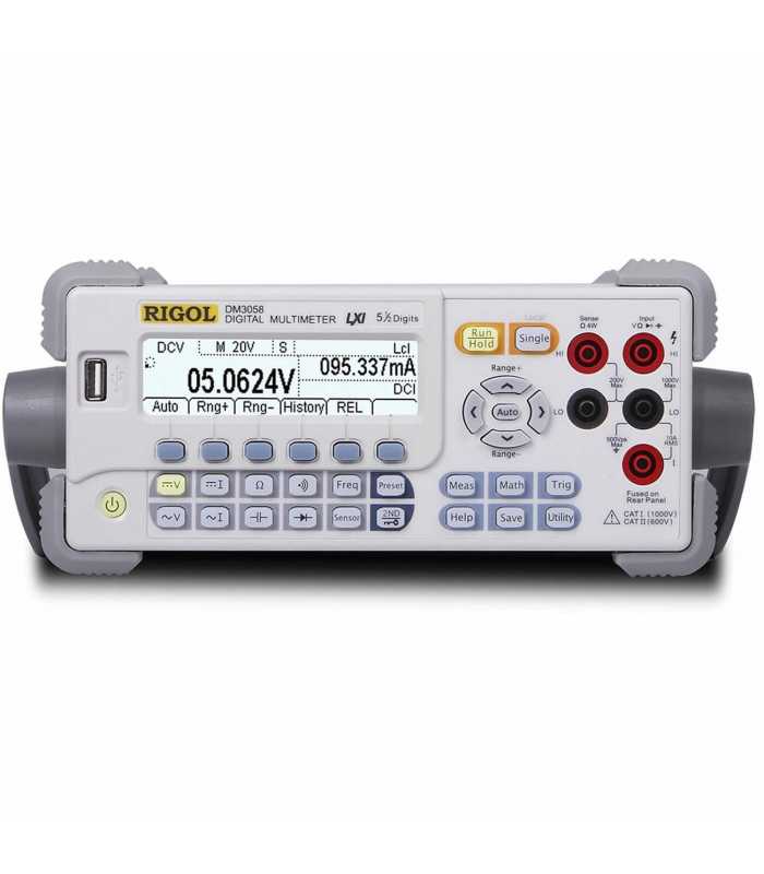Rigol DM3000 [DM3058E] 5 1/2 Digit Low cost Benchtop Digital Multimeter with USB and RS-232 only