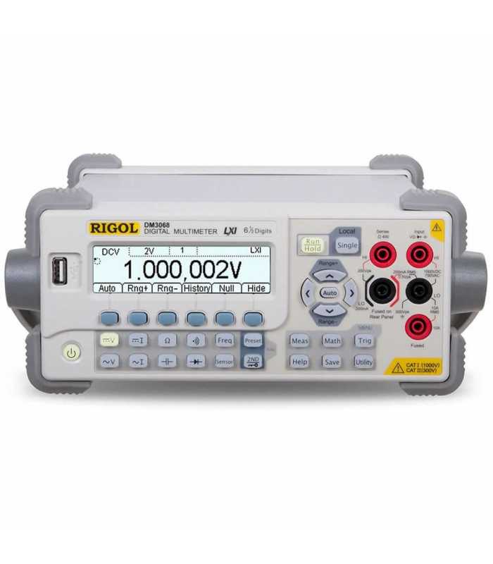 Rigol DM3000 [DM3068] 6 1/2 Digit Benchtop Digital Multimeter with USB, LXI, GPIB, and RS-232 Interfaces Standard