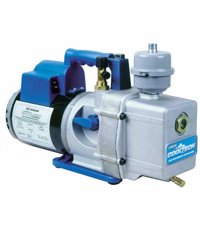 Robinair CoolTech 15120A [15120A-220] 10 CFM Two Stage, 220V, High Performance Vacuum Pump