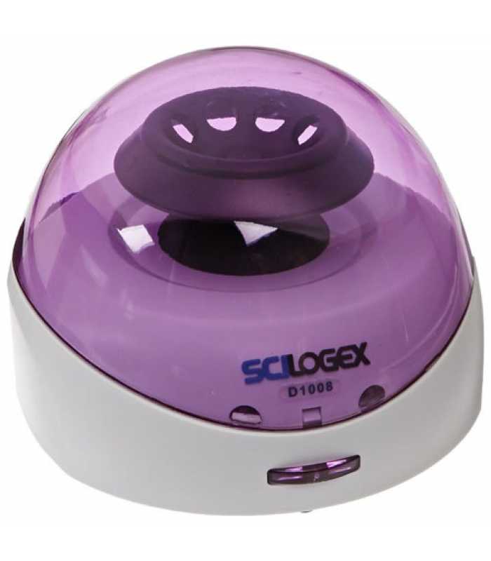Scilogex D1008 [91425141999] Analog Mini Centrifuge w/ Pink Lid & 2 Rotors, 100-240V - Euro Plug