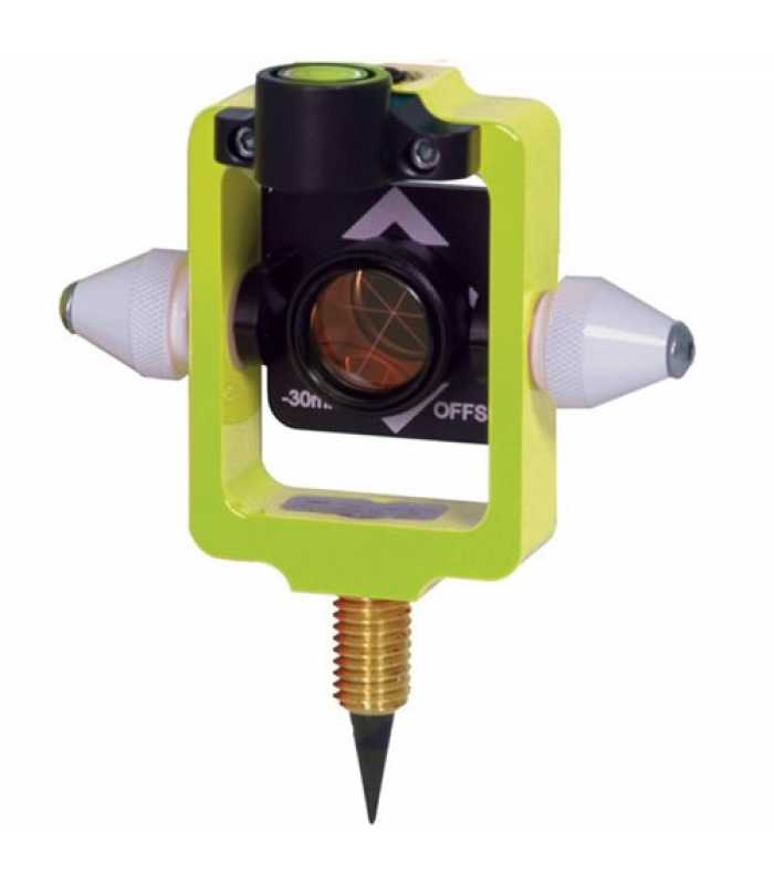Seco 6405-11-FOR [6405-11-FOR] Mini Stakeout Prism with Site Cones, Fluorescent Yellow