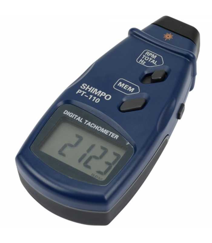 Shimpo PT-110 [PT-110] Non-Contact Laser Tachometer