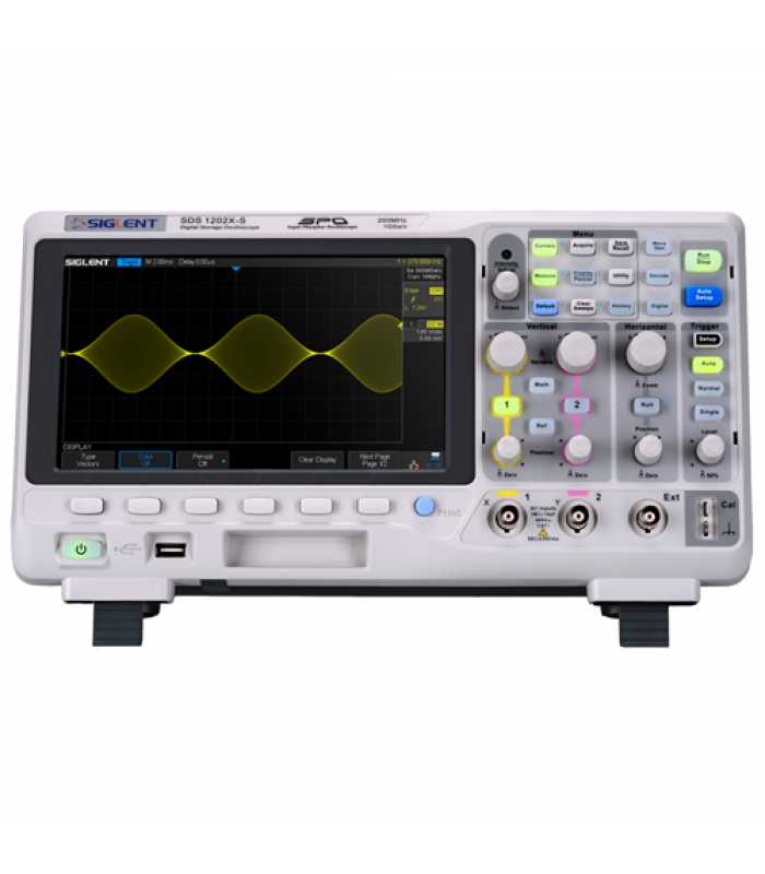 Siglent SDS1000X/X+ Series [SDS1202X] 200 MHz 2 Channel Super Phosphor Oscilloscope