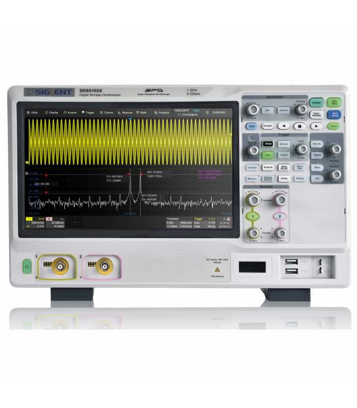 Siglent SDS5000X Series [SDS5102X] 1 GHz, 2-Ch Digital Storage Oscilloscope