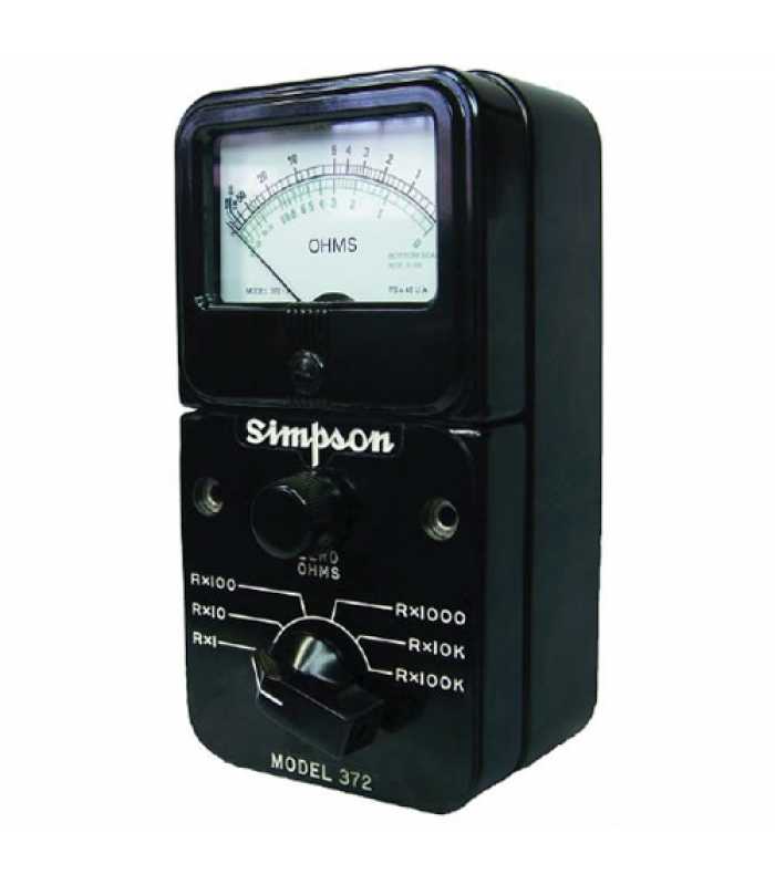 Simpson 372-3 [12311] Ohmmeter 0.2 to 50 MΩ