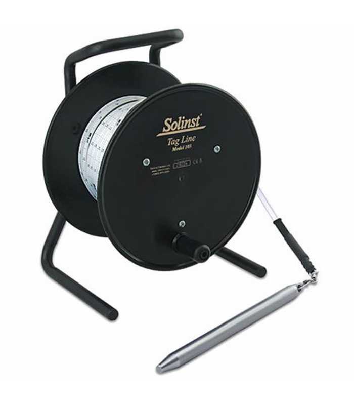 Solinst Model 103 [110579] Flat Tape Tag Lines with 3/4" x 12" Weight & Metric Increments, 300m