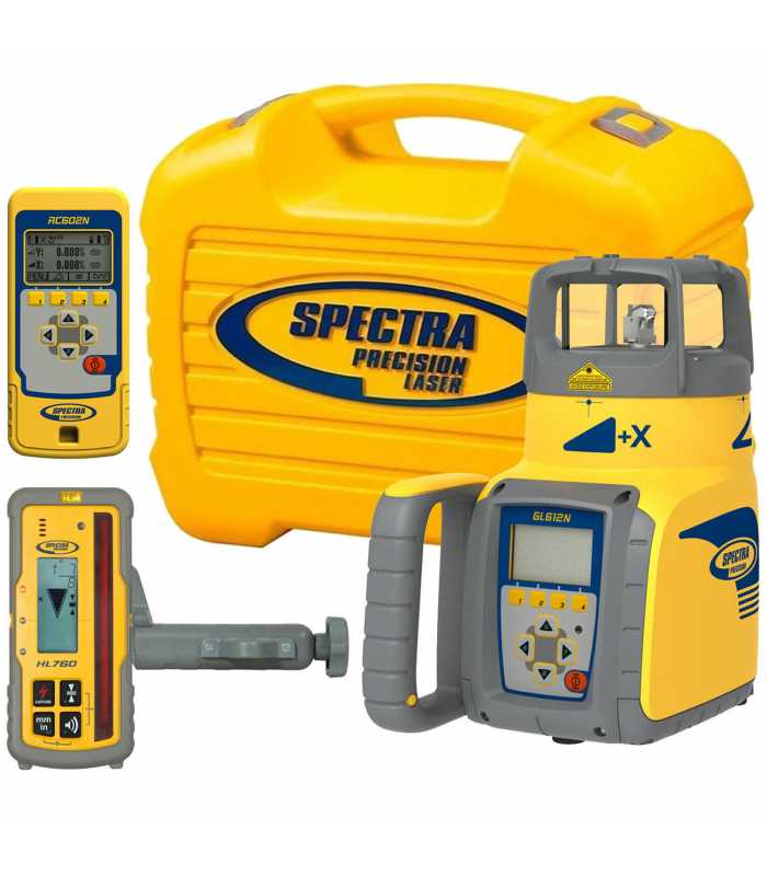 Spectra Precision GL612N [GL612N] Single Grade Laser With HL760 Receiver and RC602N Remote
