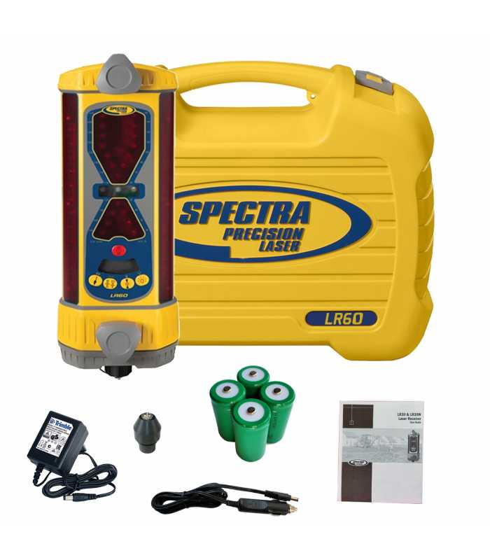 Spectra Precision LR-60 [LR60] Non-Wireless Laser Receiver with NiMH Batteries