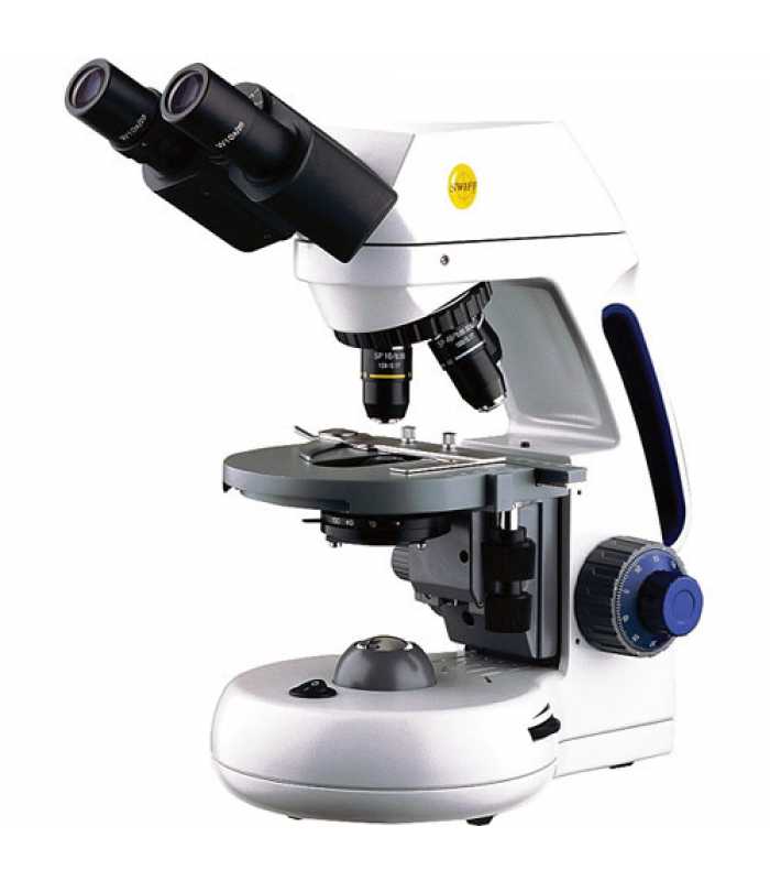 Swift M10 Series [M10B-MP] Binocular Corded LED Microscope 4XD Plan, 10XD, 40XRD, 100XRD Phase