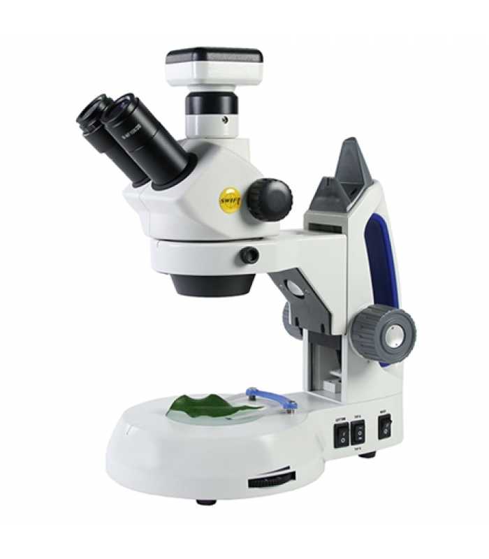 Swift SM100 Series [SM105T-C-USB] Zoom Stereo Microscope (1X-3X) 2.0MP Camera Bundle