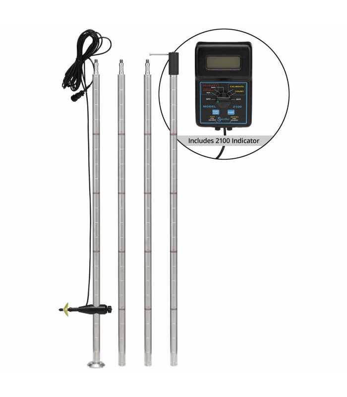 Swoffer Instruments 2100 Series [2100-1518] Current Velocity Meter with 4 Meter Combination Wading Rod
