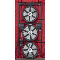 TEC DG-1000 [BD3-KIT-030] Minneapolis Blower Door System 3-Fan System w/ DG-1000s