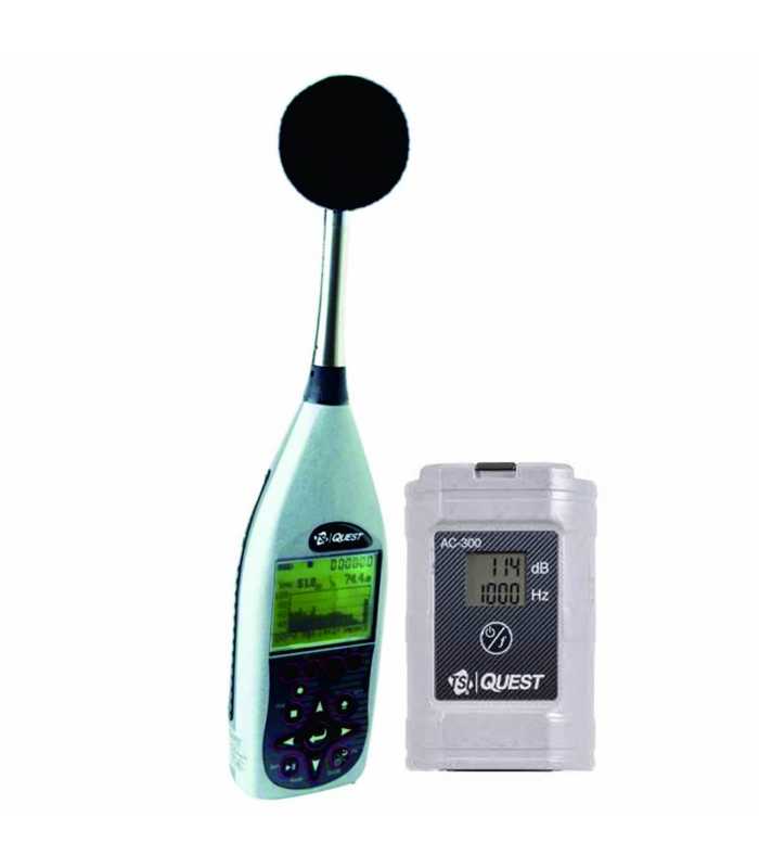 TSI Quest SoundPro DL [SP-DL-2-1/3-AC3] Octave RTA Sound Level Meter with Calibrator