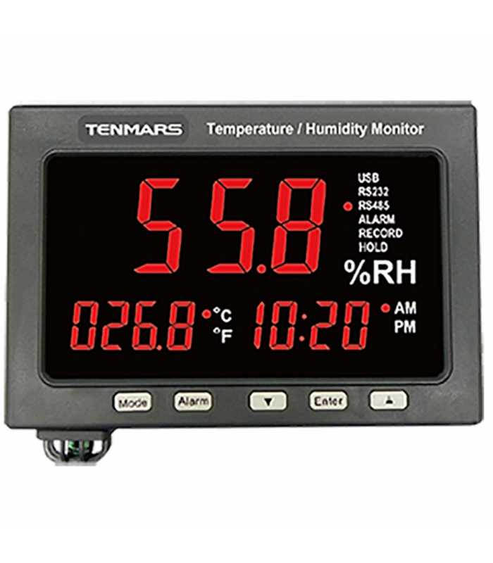 Tenmars TM-185A [TM-185A] Humidity / Temperature Monitor, Data Logger, Output Signal & Relay