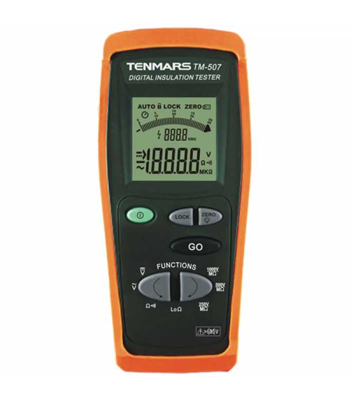 Tenmars TM-507 250V / 500V / 1000V Digital Insulation Tester