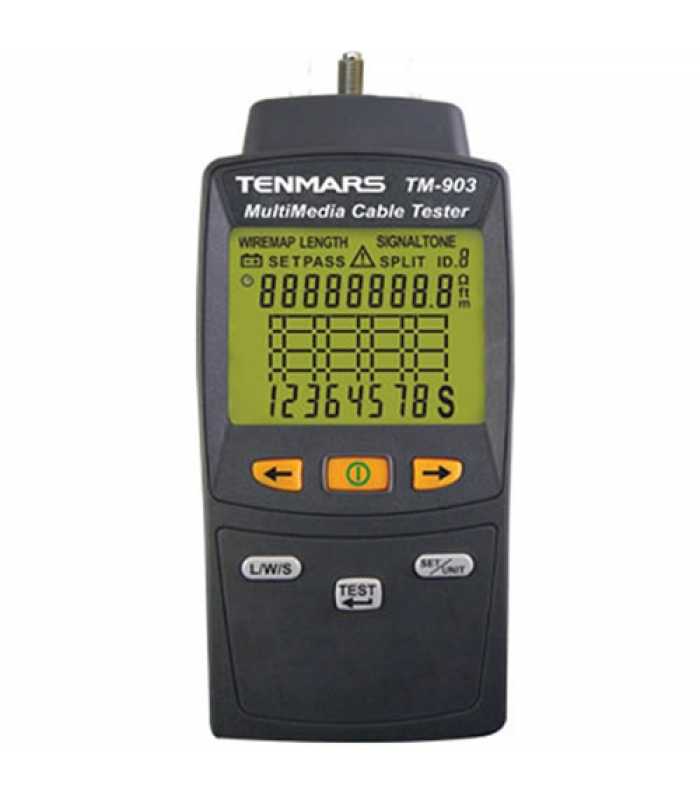 Tenmars TM-903 Mutimedia LAN Cable Tester Locator