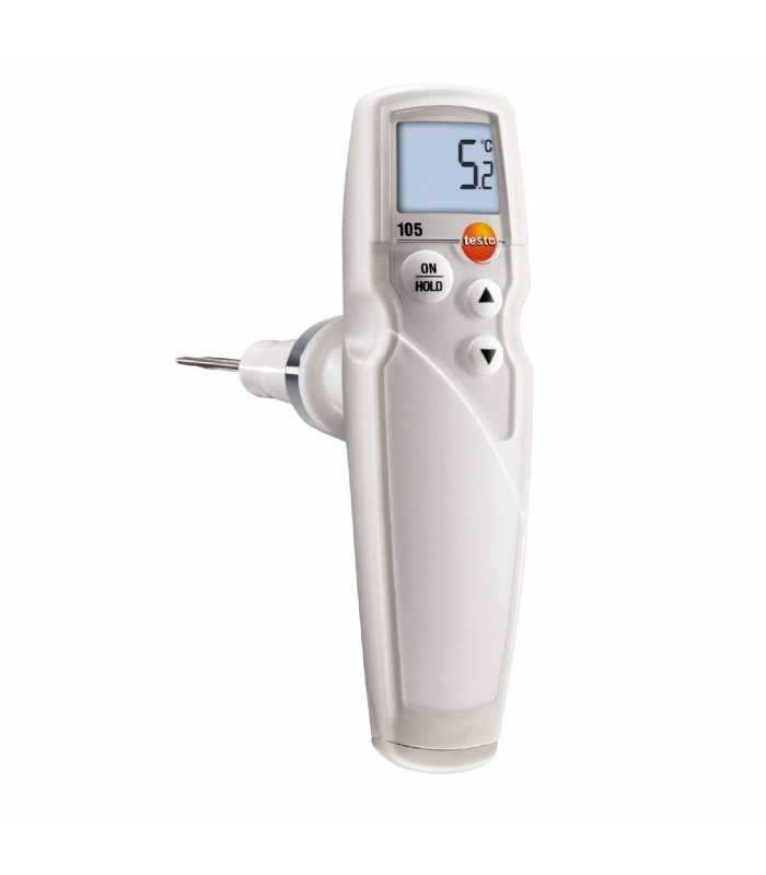 Testo 105 [ 0563 1051] Digital Food Thermometer with Standard Measurement Tip -50 to +275 °C