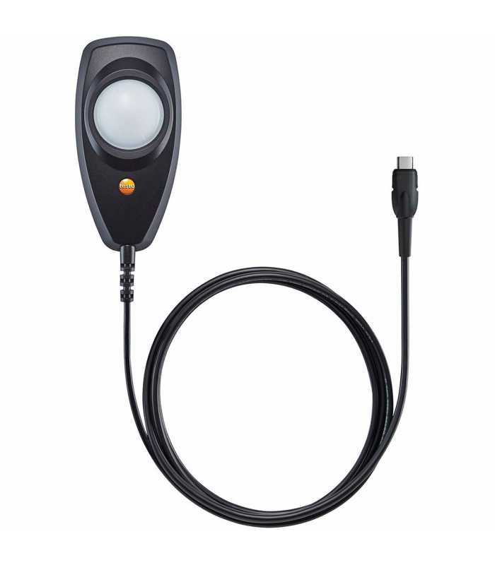 Testo 06350551 [0635 0551] Digital Lux Probe with Fixed Cable, 0 to 100,000 Lux