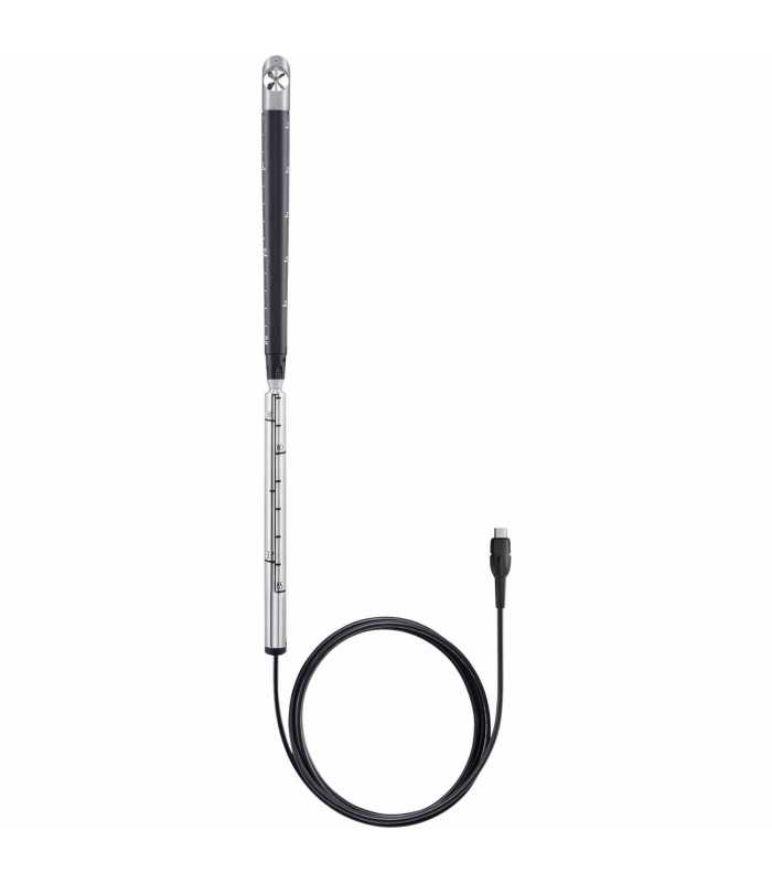 Testo 06359532 [0635 9532] Digital Vane Probe, 16 mm, with Fixed Cable & Integrated Telescope