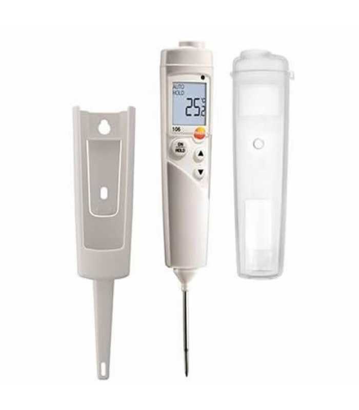 Testo 106KIT [0563 1063] Food Core Thermometer Kit with TopSafe Protective Case