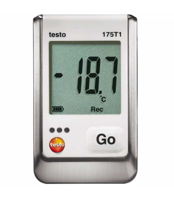 Testo 175-T1 [0572 1751] Temperature Data Logger with Internal NTC Thermistor -31° to 131 °F (-35 to +55 °C)