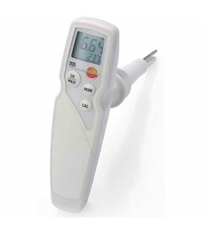 Testo 205 [0563 2051] Food pH / Temperature Meter with Penetration Probe