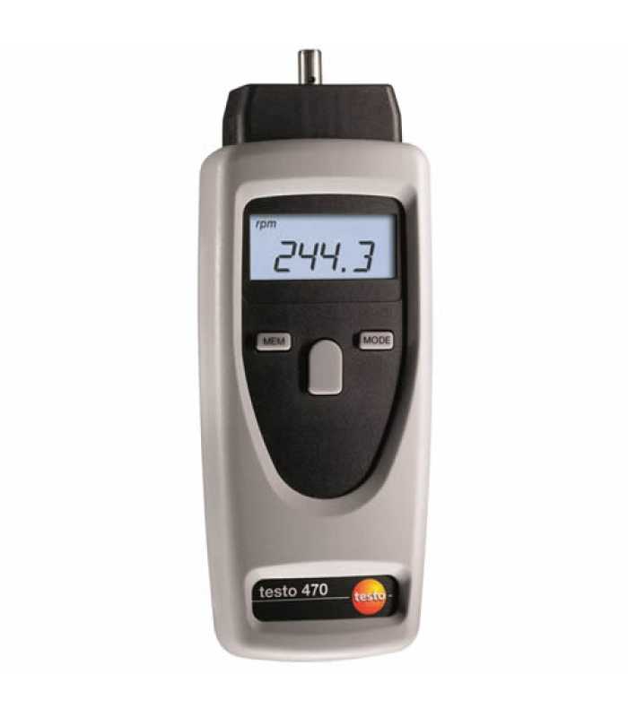 Testo 470 [0563 0470] Optical and Mechanical RPM Tachometer