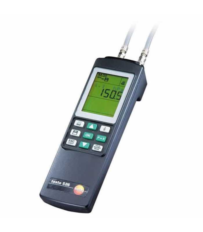 Testo 526-1 [0560 5280] Differential Pressure Meter, 0 to 2000 hPa