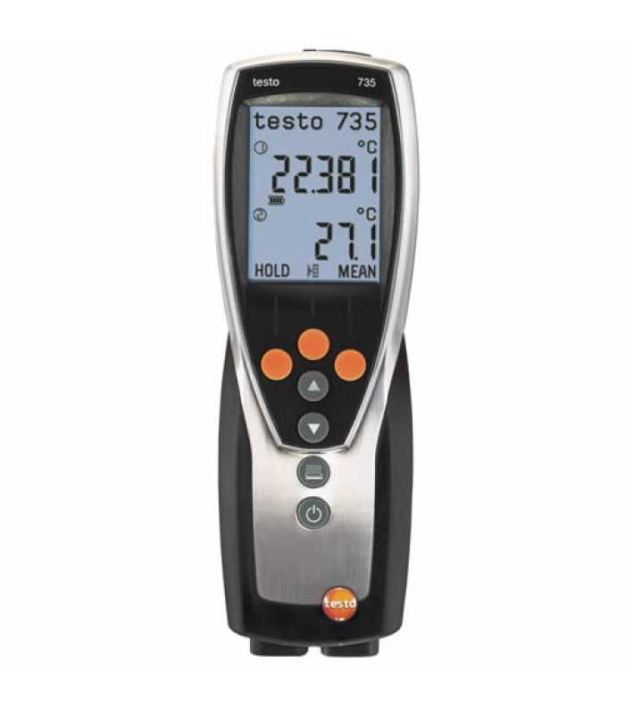 Testo 735-1 [0560 7351] 3-Channel Thermometer -328.0° to 1472.0 °F (-200 to +800 °C)