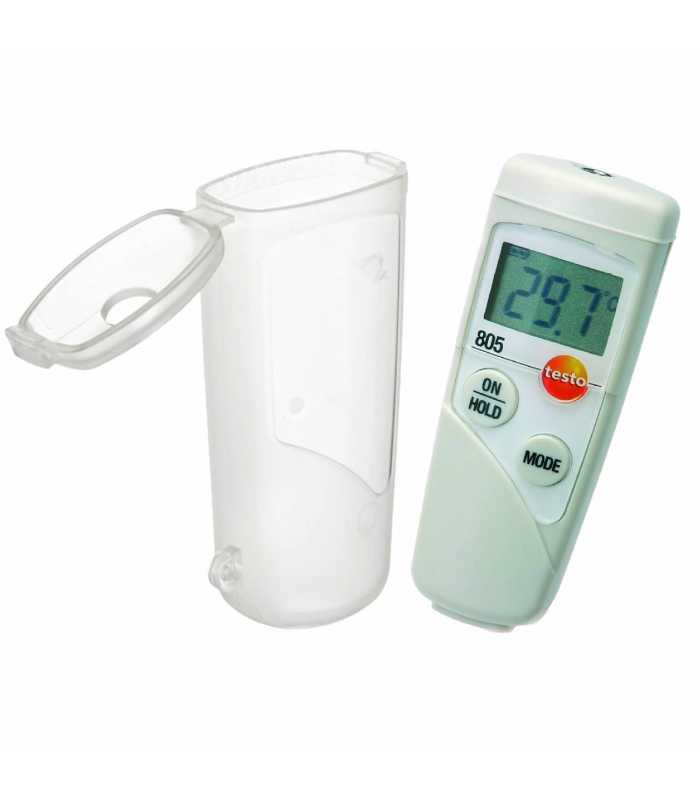 Testo 805 [0563 8051] Mini IR Thermometer with TopSafe Cover -13.0° to 482.0 °F (-25 to +250 °C)