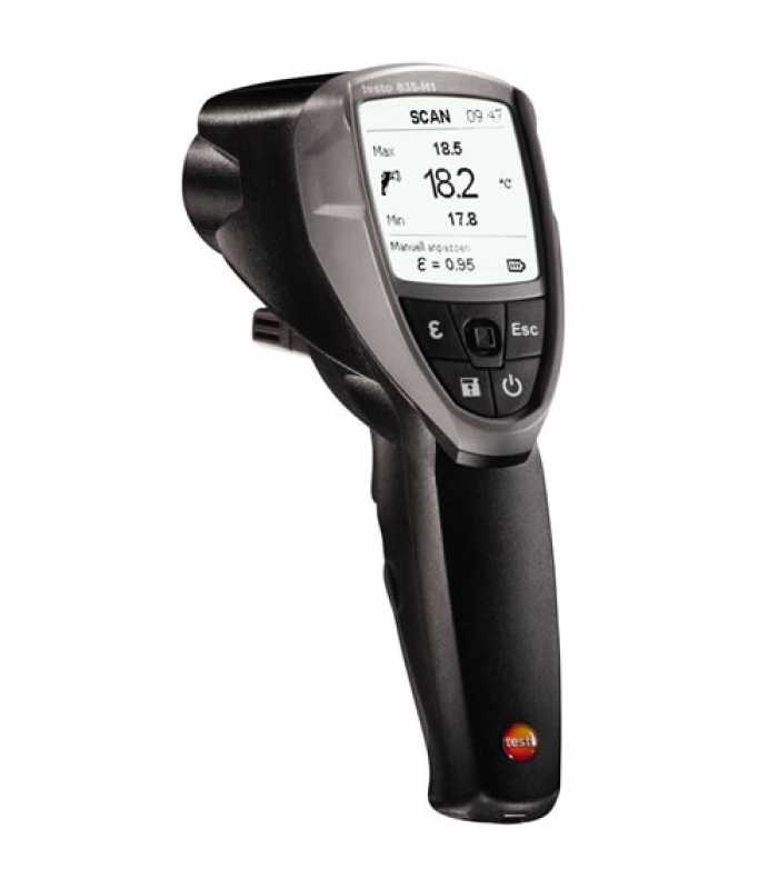 Testo 835-H1 [0560 8353] Infrared Thermometer -22 to 1112 °F (-30 to +600 °C)
