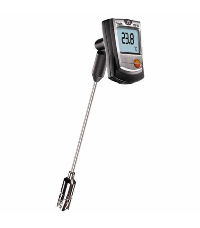Testo 905-T2 [0560 9056] Surface Thermometer with Type K Sprung Thermocouple -58° to 662 °F (-50 to +350 °C )