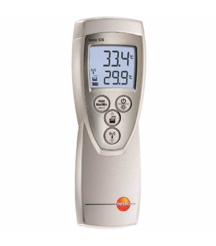 Testo 926 [0560 9261] 1-Channel Food Thermometer for Type T Sensors -58.0° to 752.0 °F (-50 to +400 °C)