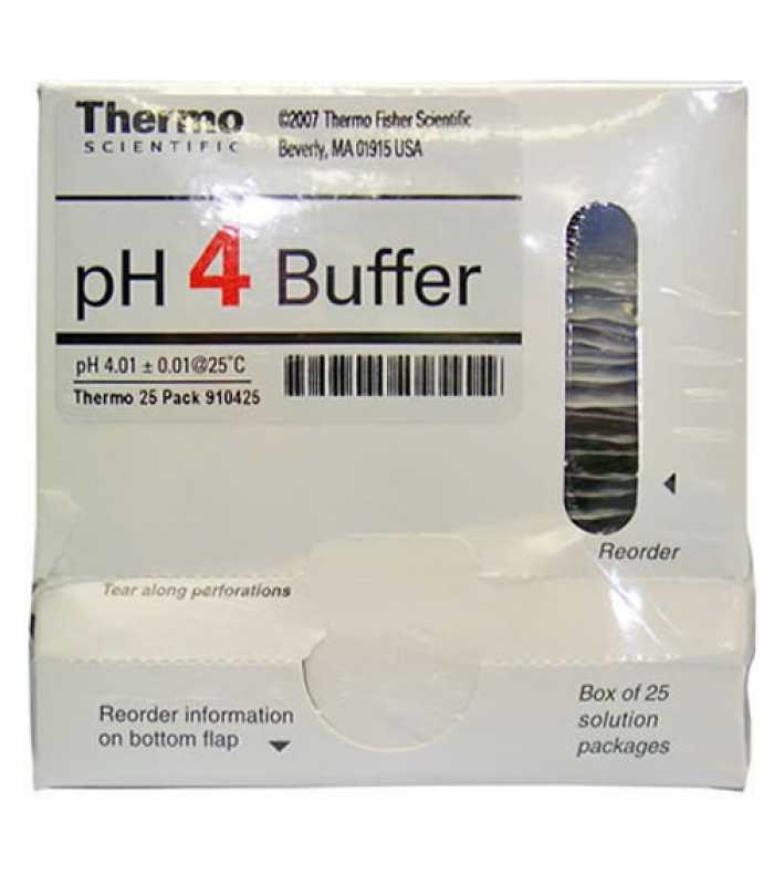 Thermo Fisher Scientific Orion 910410 pH 4.01 buffer pouches, 10/pk