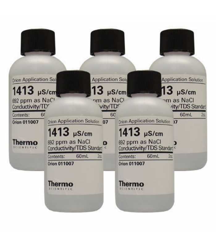Thermo Fisher Scientific Orion [011005]	Conductivity Standard, 111,900 uS, (5) 60mL Bottles