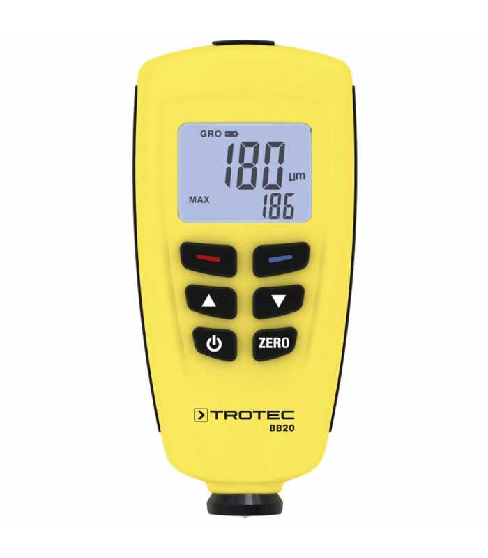 Trotec BB20 [BB20] Coating Thickness Meter, 0 to 1,250 µm