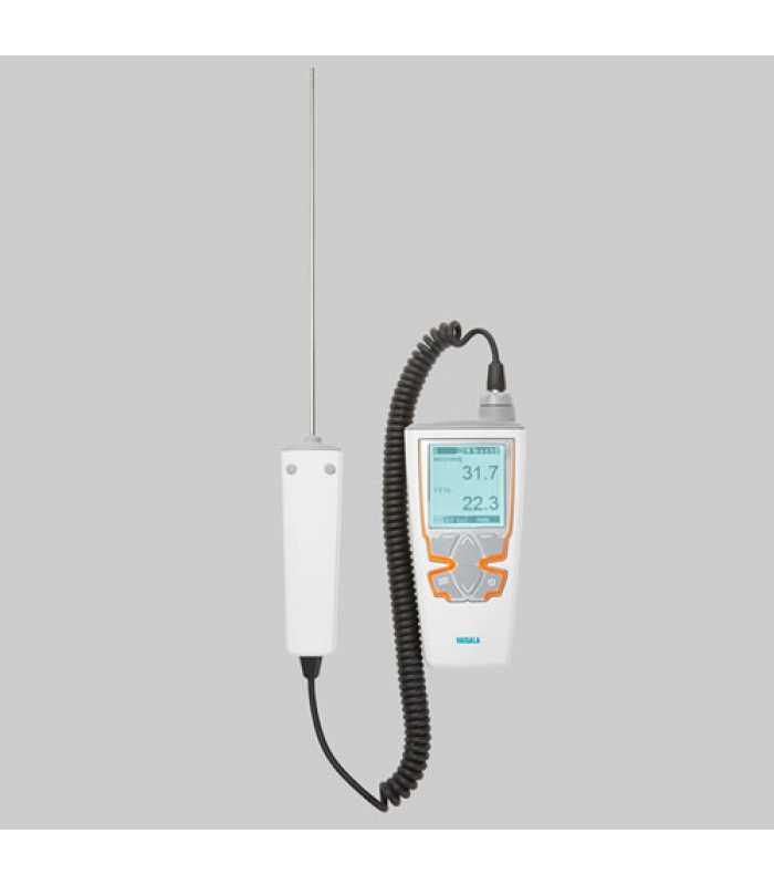 Vaisala HM42 [HM40C2BB] Humidity and Temperature Meter w/ 4mm Thin probe Membrane Filter and NiMH Rechargeable Batteries