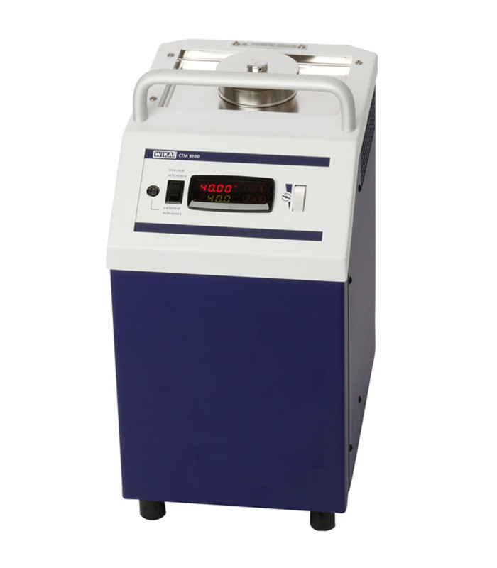 WIKA CTD9100-650 [CTD9100-650-OCJXW2ZAZ-ZZ] Dry Well Calibrator 230V, 40 to 650°C w/ Software & Carrying Case Casters
