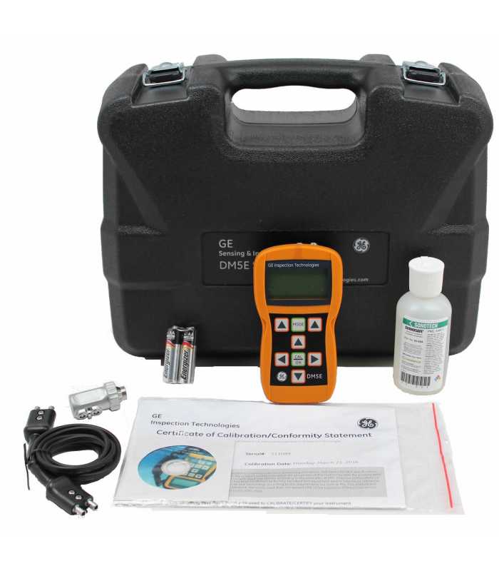 Waygate Technologies Krautkramer DM5EDM [100N3448] Ultrasonic Thickness Gauge, Dual Multi w/DA 501 Probe & KBA-533 Probe Cable