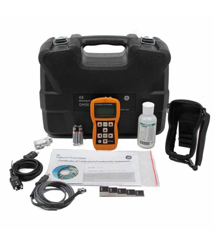 Waygate Technologies Krautkramer DM5E [DM5EB-3] Ultrasonic Thickness Gauge, Basic Unit w/Instrument Package 3