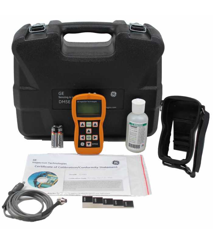 Waygate Technologies Krautkramer DM5EDM [DM5EDM-2] Ultrasonic Thickness Gauge, Dual Multi w/Instrument Package 2